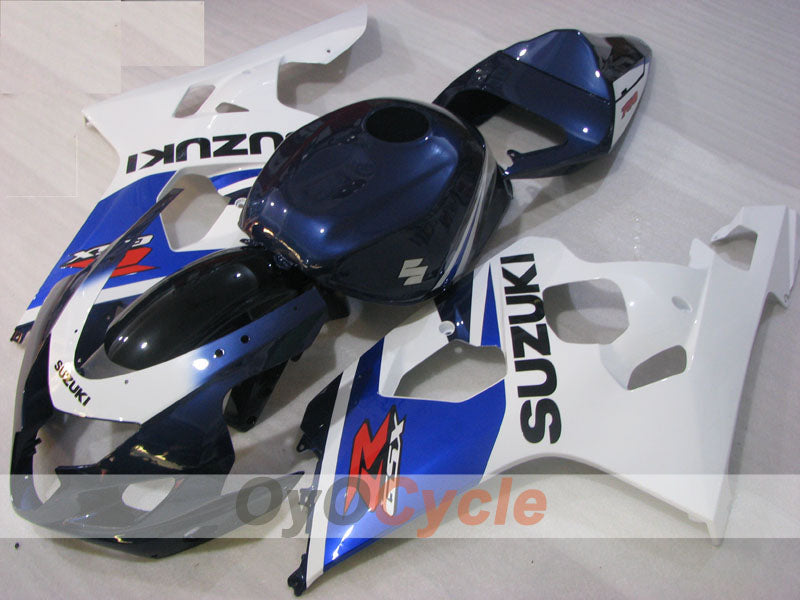 Injection Fairing kit for 04-05 GSX R750 - Blue, White - Factory Style #OYO87901179