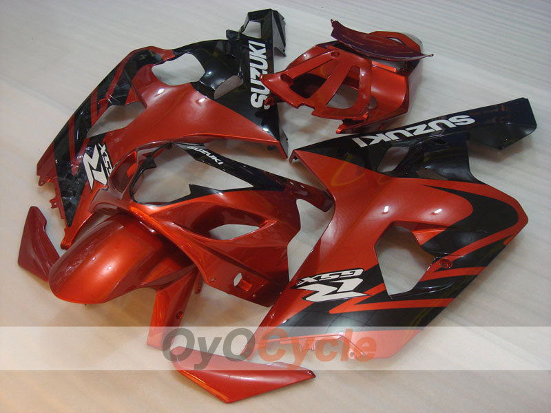 Injection Fairing kit for 04-05 GSXR600 - Orange, Black - Factory Style #OYO87901357