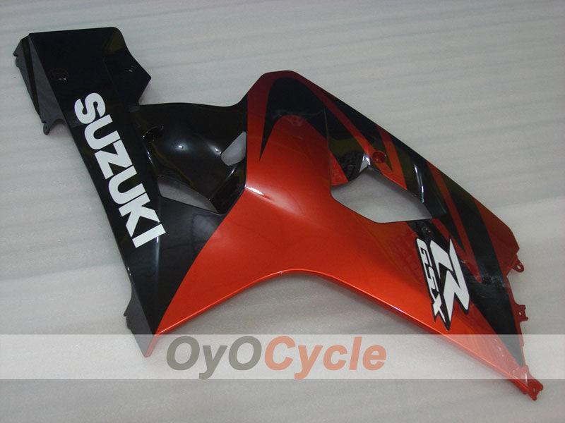 Injection Fairing kit for 04-05 GSXR600 - Orange, Black - Factory Style #OYO87901357