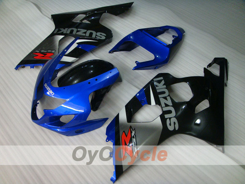 Injection Fairing kit for 04-05 GSX R750 - Blue, Black - Factory Style #OYO87901182 Main image