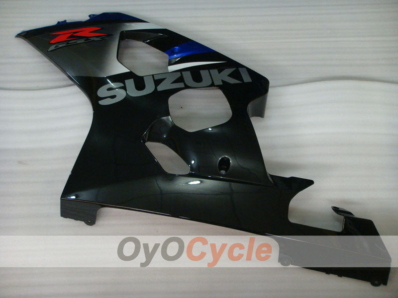 Injection Fairing kit for 04-05 GSX R750 - Blue, Black - Factory Style #OYO87901182