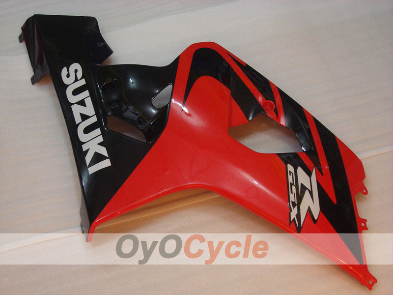 Injection Fairing kit for 04-05 GSXR600 - Red, Black - Factory Style #OYO87901365