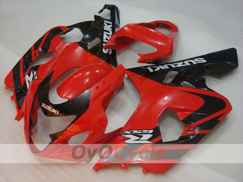 Injection Fairing kit for 04-05 GSXR600 - Red, Black - Factory Style #OYO87901365