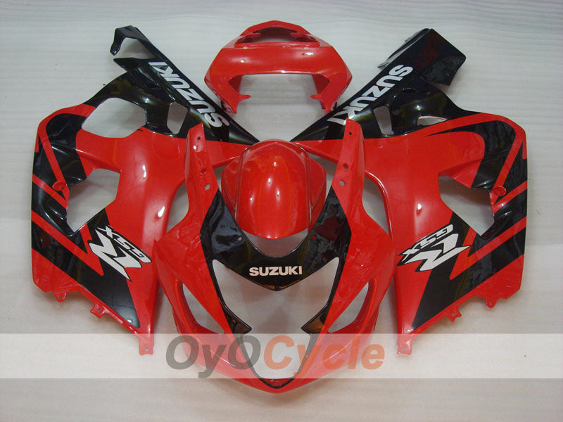 Injection Fairing kit for 04-05 GSX R750 - Red, Black - Factory Style #OYO87901192 Secondary image