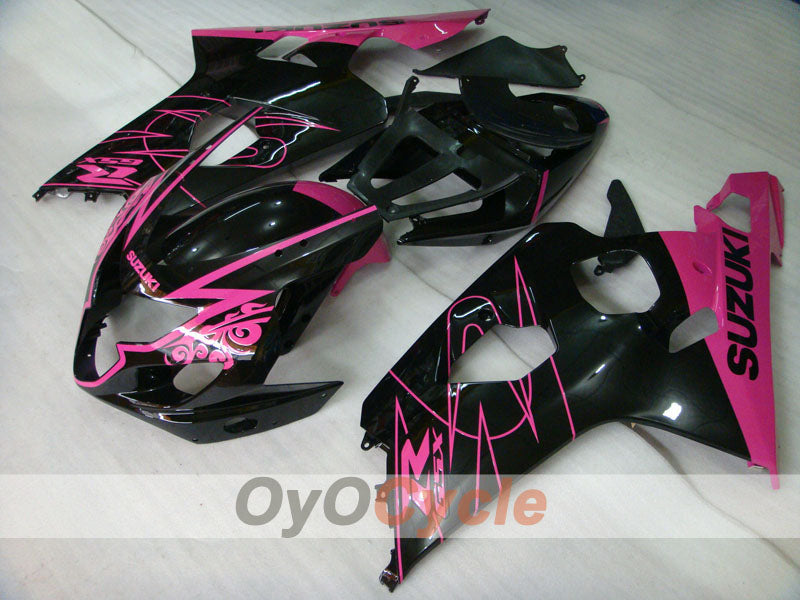 Injection Fairing kit for 04-05 GSXR600 - Black, Pink - Factory Style #OYO87901371 Secondary image