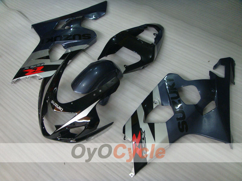 Injection Fairing kit for 04-05 GSX R750 - Black, Grey - Factory Style #OYO87901212 Secondary image