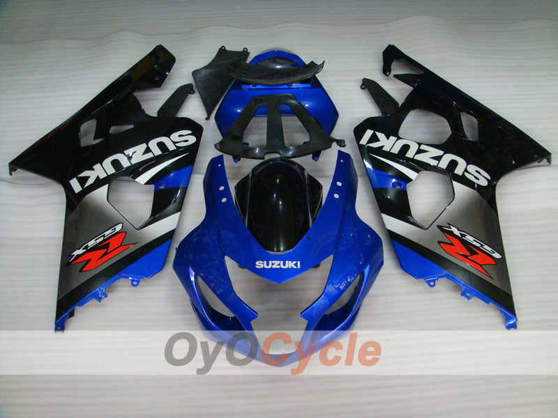 Injection Fairing kit for 04-05 GSX R750 - Blue, Black - Factory Style #OYO87901215