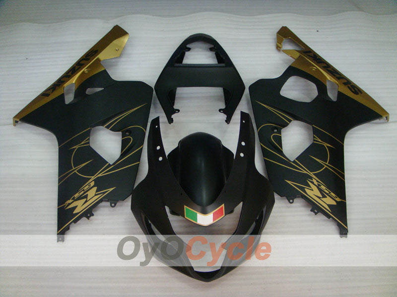 Injection Fairing kit for 04-05 GSXR600 - Yellow, Black, Matte - Factory Style #OYO87901387 Secondary image