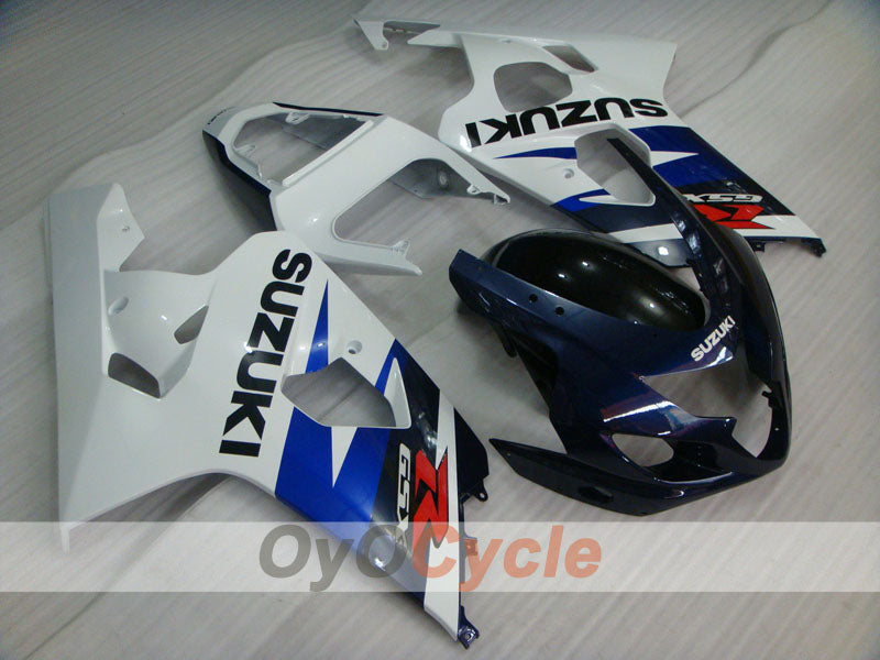Injection Fairing kit for 04-05 GSX R750 - Blue, White - Factory Style #OYO87901218 Main image