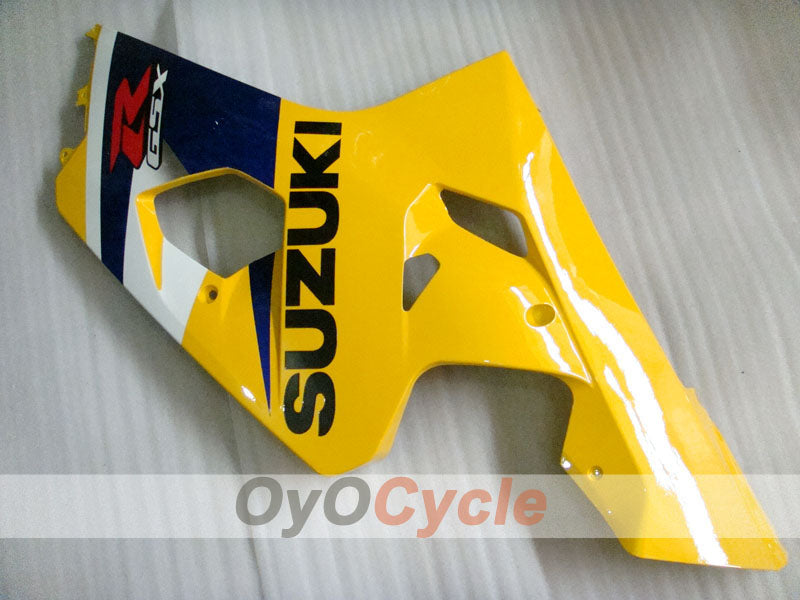 Injection Fairing kit for 04-05 GSXR600 - Yellow, Blue - Factory Style #OYO87901391