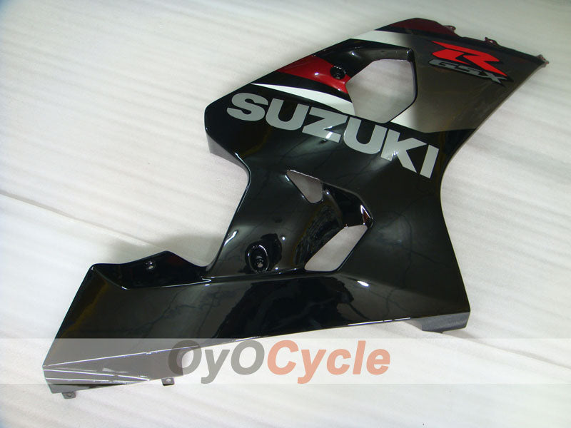 Injection Fairing kit for 04-05 GSX R750 - Red, Silver - Factory Style #OYO87901220