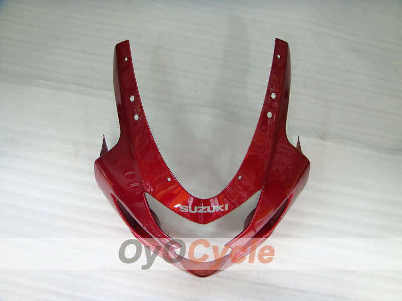 Injection Fairing kit for 04-05 GSX R750 - Red, Silver - Factory Style #OYO87901220