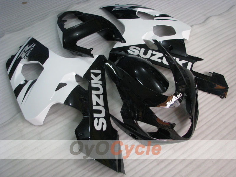 Injection Fairing kit for 04-05 GSXR600 - White, Black - Factory Style #OYO87901395