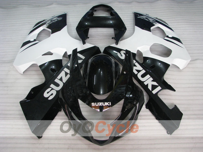 Injection Fairing kit for 04-05 GSXR600 - White, Black - Factory Style #OYO87901395