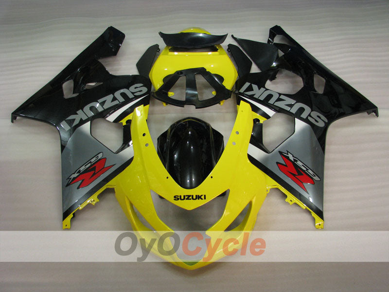 Injection Fairing kit for 04-05 GSX R750 - Yellow, Black - Factory Style #OYO87901222 Secondary image