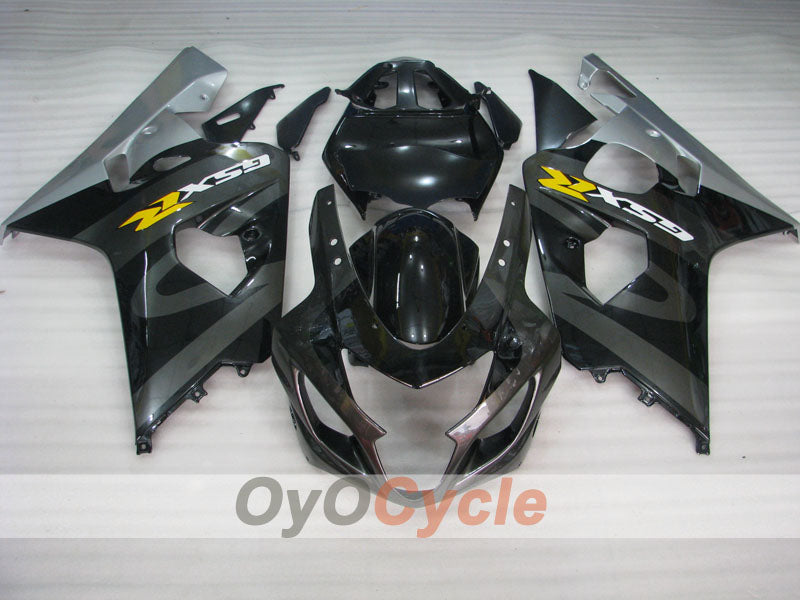 Injection Fairing kit for 04-05 GSXR600 - Black, Grey - Factory Style #OYO87901401 Secondary image