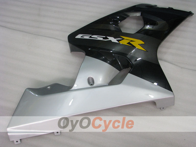 Injection Fairing kit for 04-05 GSX R750 - Black, Grey - Factory Style #OYO87901225