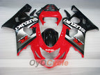 Injection Fairing kit for 04-05 GSX R750 - Red, Black - RK #OYO87905277