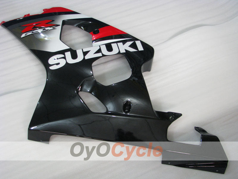 Injection Fairing kit for 04-05 GSX R750 - Red, Black - RK #OYO87905277