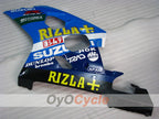 Injection Fairing kit for 04-05 GSXR600 - Blue, Black - DUNLOP, Rizla+ #OYO87901419