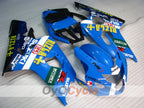Injection Fairing kit for 04-05 GSXR600 - Blue, Black - DUNLOP, Rizla+ #OYO87901419