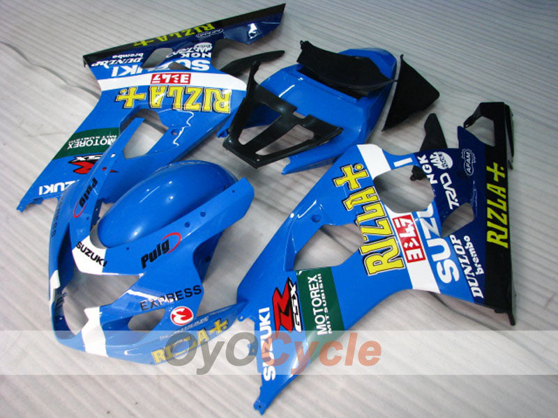 Injection Fairing kit for 04-05 GSX R750 - Blue, Black - Rizla+ #OYO87901233 Main image