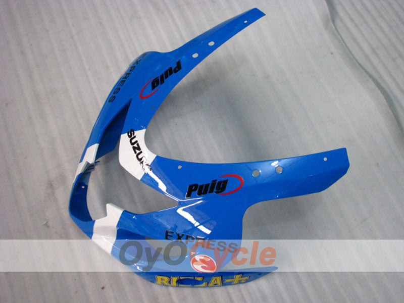 Injection Fairing kit for 04-05 GSXR600 - Blue, Black - DUNLOP, Rizla+ #OYO87901419