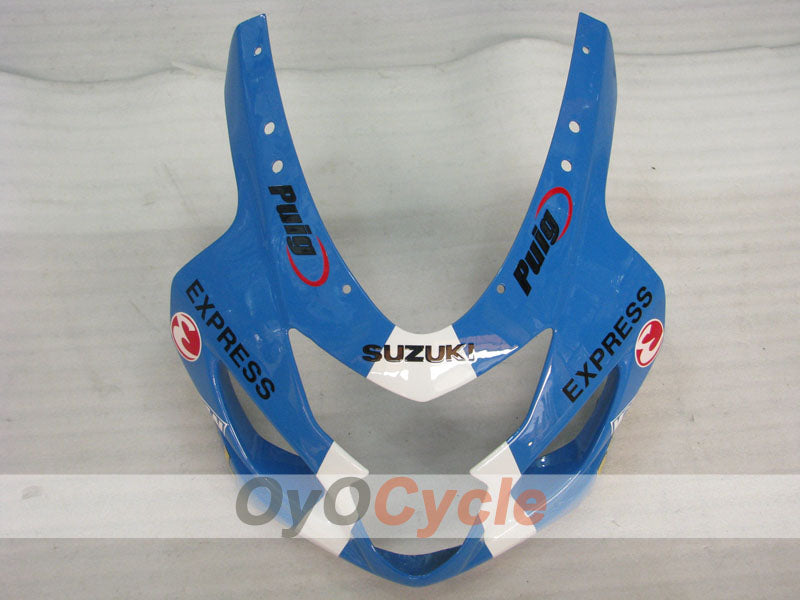 Injection Fairing kit for 04-05 GSXR600 - Blue, Black - DUNLOP, Rizla+ #OYO87901421