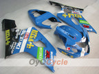 Injection Fairing kit for 04-05 GSXR600 - Blue, Black - DUNLOP, Rizla+ #OYO87901421