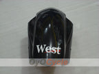 Injection Fairing kit for 04-05 GSXR600 - White, Black - West #OYO87901423
