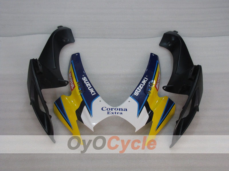 Injection Fairing kit for 06-07 GSX R600 - Yellow, Blue - Corona, MOTUL #OYO87901435