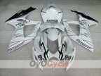 Injection Fairing kit for 06-07 GSX R750 - White, Black - Corona #OYO87901269