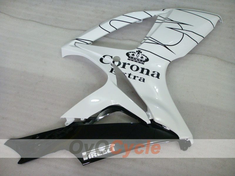 Injection Fairing kit for 06-07 GSX R750 - White, Black - Corona #OYO87901269