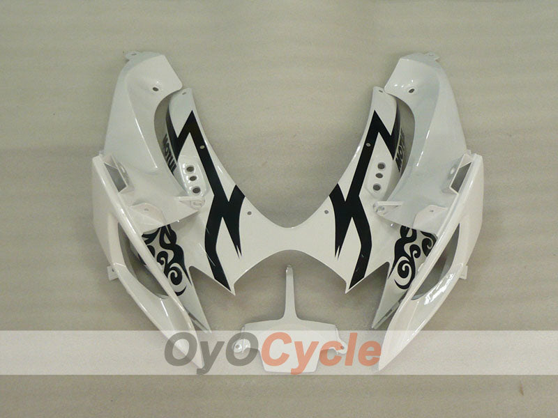 Injection Fairing kit for 06-07 GSX R600 - White, Black - Corona #OYO87901443