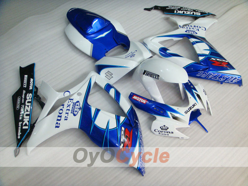 Injection Fairing kit for 06-07 GSX R600 - Blue, White - Corona #OYO87901448 Main image