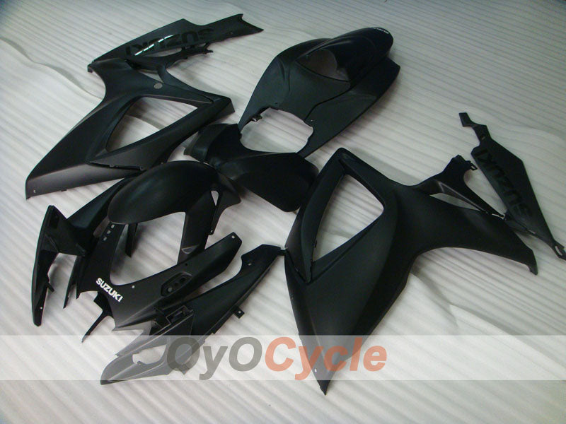 Injection Fairing kit for 06-07 GSX R600 - Black, Matte - Factory Style #OYO87901475 Main image