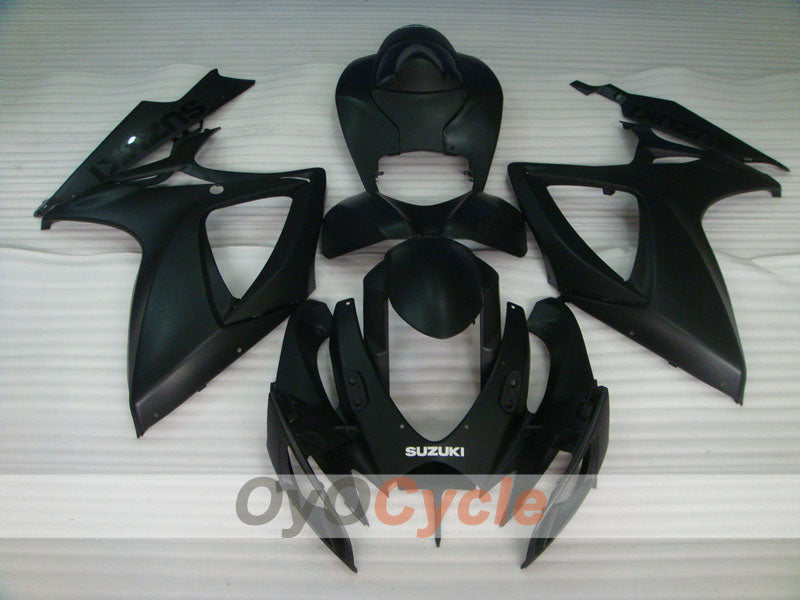 Injection Fairing kit for 06-07 GSX R750 - Black, Matte - Factory Style #OYO87901283
