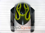 Injection Fairing kit for 06-07 GSX R600 - Yellow, Black - Flame #OYO87901504