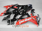 Injection Fairing kit for 06-07 GSX R600 - Red, Black - Jordan #OYO87901505