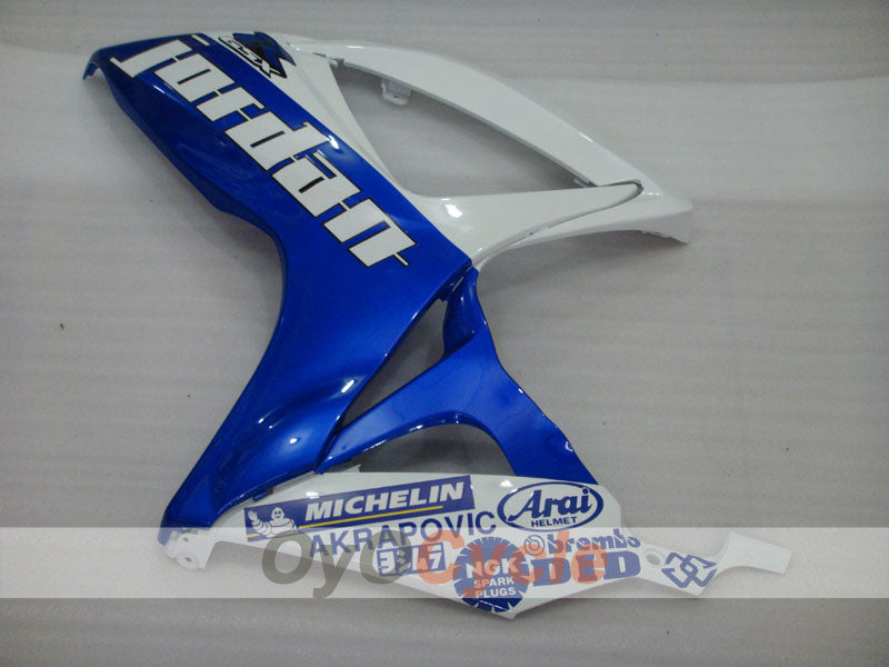 Injection Fairing kit for 06-07 GSX R600 - Blue, White - Jordan #OYO87901507