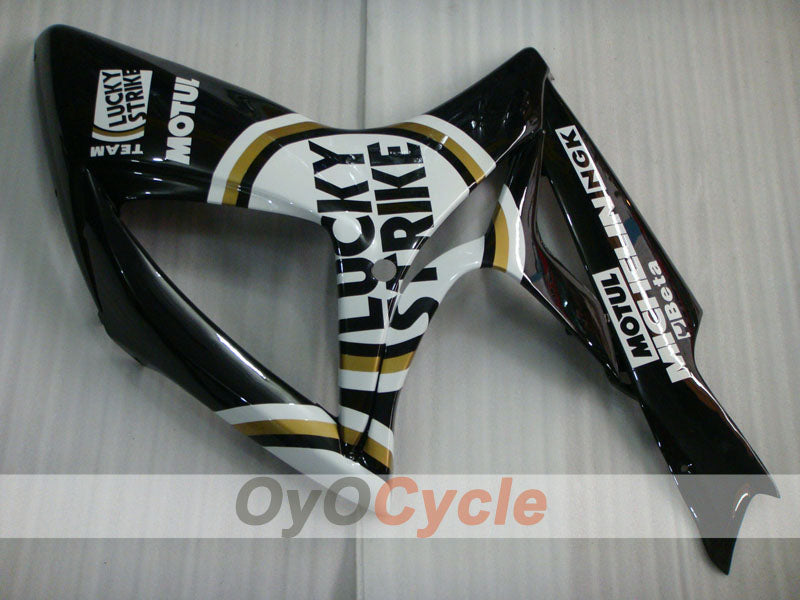 Injection Fairing kit for 06-07 GSX R750 - White, Black - Lucky Strike #OYO87901308