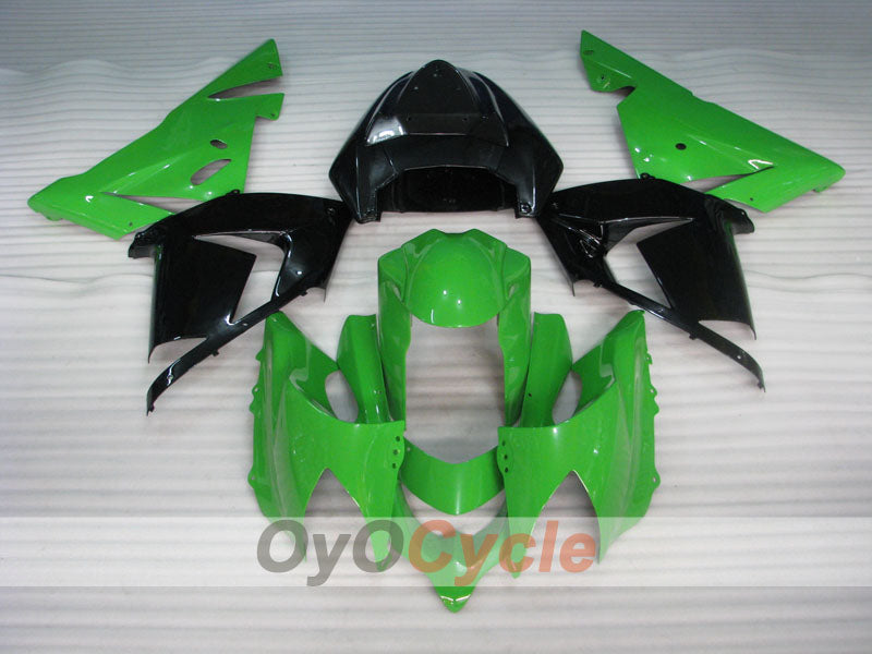Injection Fairing kit for 04-05 NINJA ZX-10R - Green, Black - Factory Style #OYO87901518 Secondary image