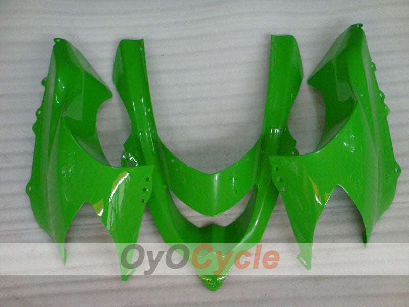 Injection Fairing kit for 04-05 NINJA ZX-10R - Green, Black - Factory Style #OYO87901528