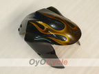 Injection Fairing kit for 04-05 NINJA ZX-10R - Black, Brown - Flame #OYO87901538