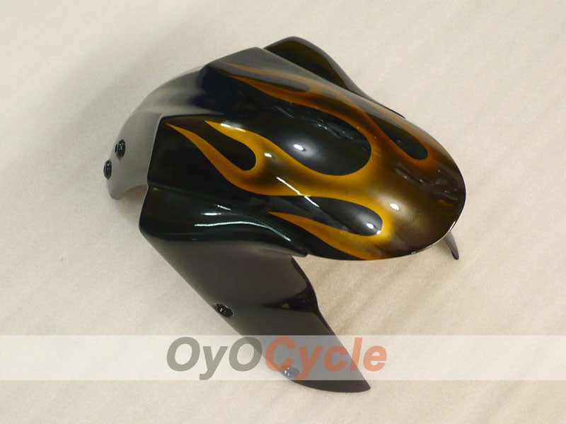 Injection Fairing kit for 04-05 NINJA ZX-10R - Black, Brown - Flame #OYO87901538