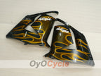 Injection Fairing kit for 04-05 NINJA ZX-10R - Black, Brown - Flame #OYO87901538