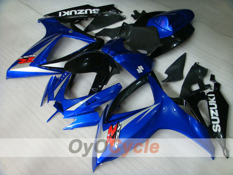 Injection Fairing kit for 06-07 GSX R600 - Blue, Black - Factory Style #OYO87901572