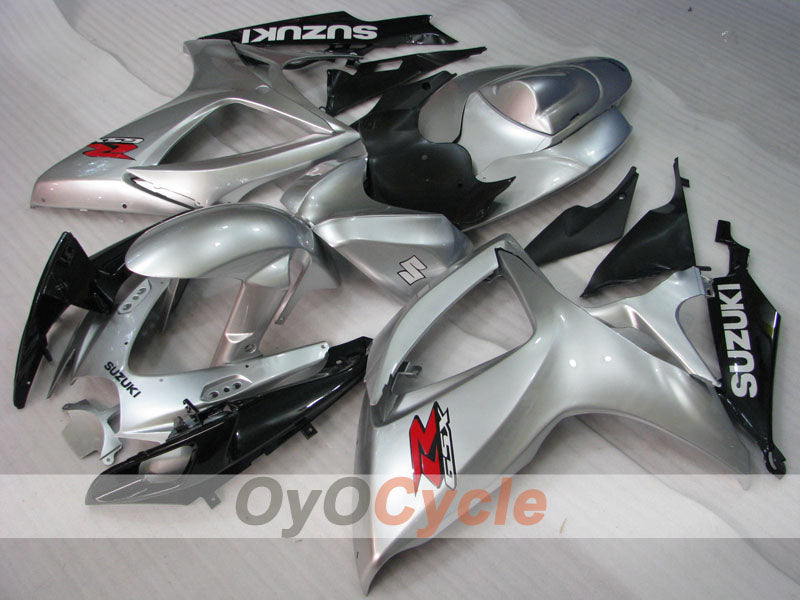 Injection Fairing kit for 06-07 GSX R750 - Black, Grey - Factory Style #OYO87901349