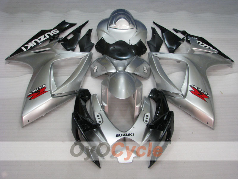 Injection Fairing kit for 06-07 GSX R750 - Black, Grey - Factory Style #OYO87901349