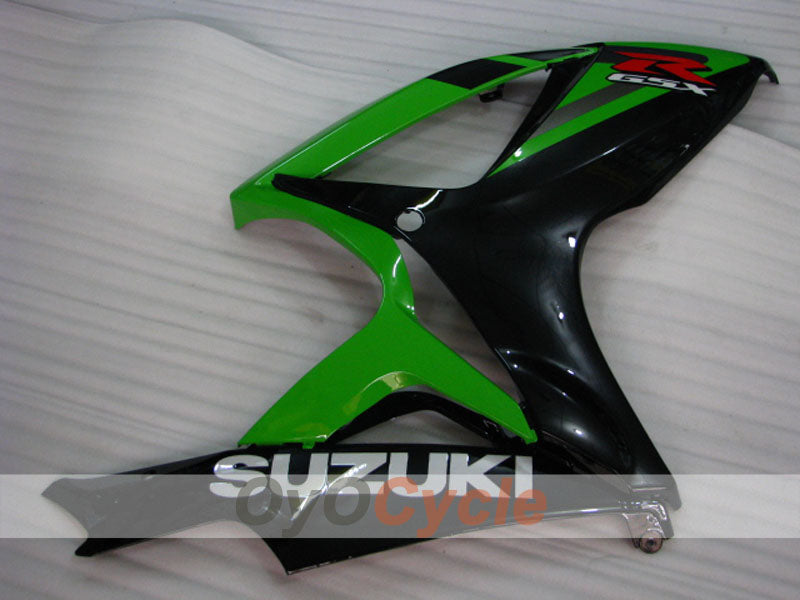 Injection Fairing kit for 06-07 GSX R600 - Green, Black - Factory Style #OYO87901590